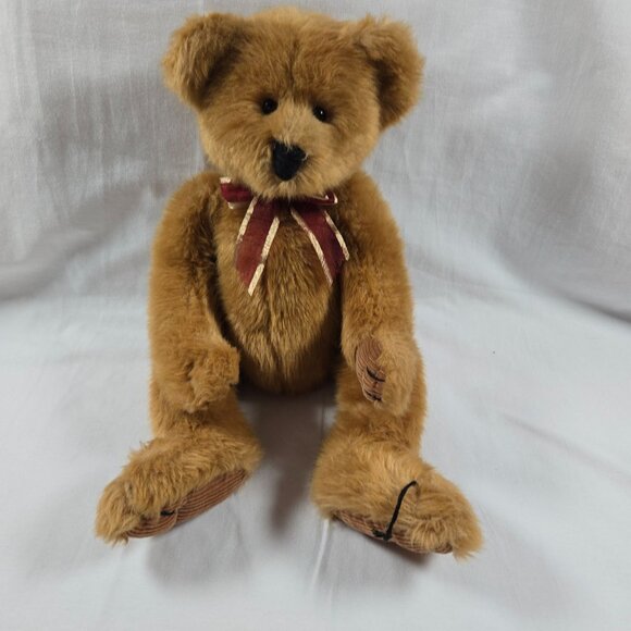 Vintage FitzSimmons Russ Berrie 16"‎ Golden Brown Teddy Bear Plush - Picture 1 of 10